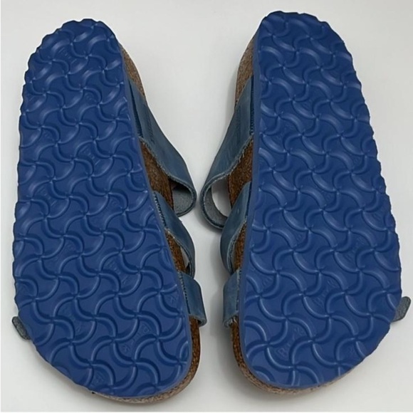 Birkenstock Denim Blue Double Strap Sandals - Picture 5 of 10